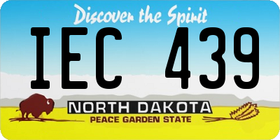 ND license plate IEC439