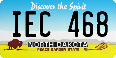 ND license plate IEC468