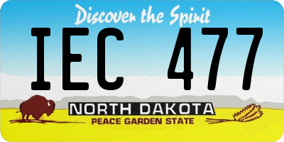 ND license plate IEC477