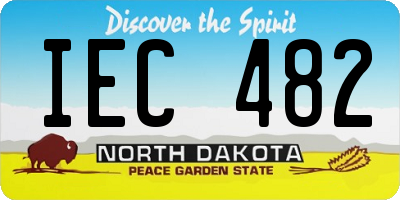 ND license plate IEC482