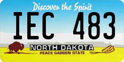 ND license plate IEC483
