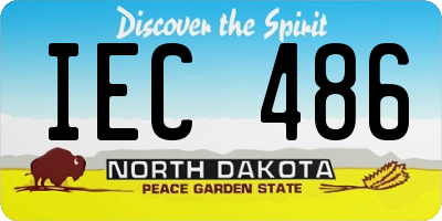 ND license plate IEC486