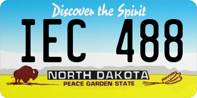 ND license plate IEC488