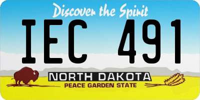 ND license plate IEC491