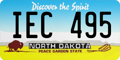 ND license plate IEC495
