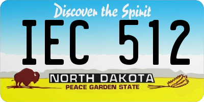ND license plate IEC512