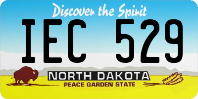 ND license plate IEC529