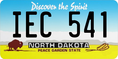 ND license plate IEC541