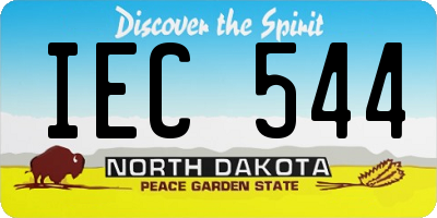 ND license plate IEC544