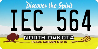 ND license plate IEC564