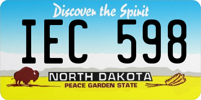 ND license plate IEC598
