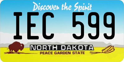 ND license plate IEC599