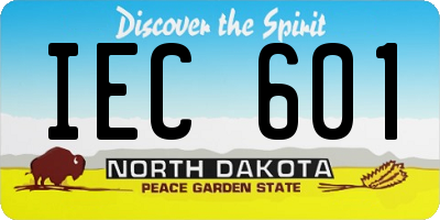 ND license plate IEC601