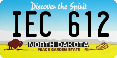 ND license plate IEC612