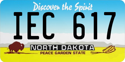 ND license plate IEC617
