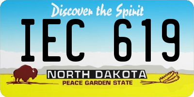 ND license plate IEC619