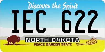 ND license plate IEC622