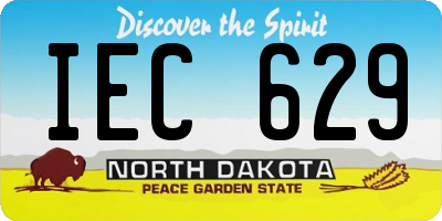 ND license plate IEC629