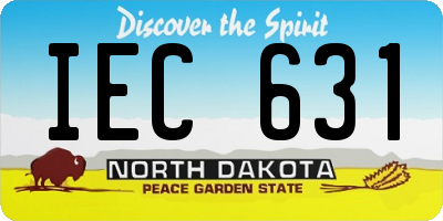ND license plate IEC631