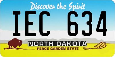 ND license plate IEC634