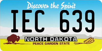 ND license plate IEC639