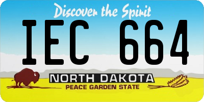 ND license plate IEC664