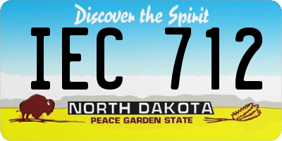 ND license plate IEC712