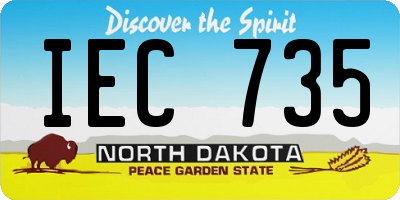 ND license plate IEC735