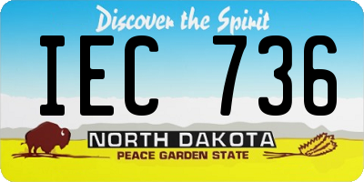 ND license plate IEC736
