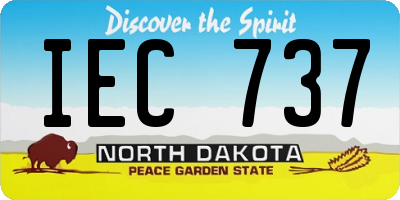 ND license plate IEC737