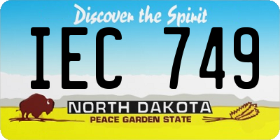 ND license plate IEC749