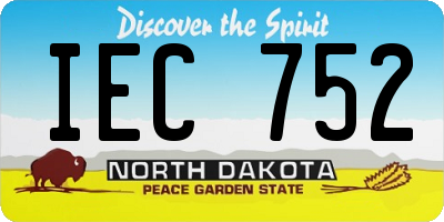 ND license plate IEC752