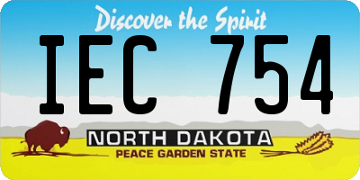 ND license plate IEC754