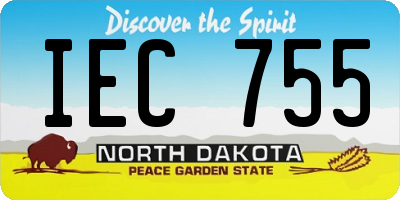 ND license plate IEC755