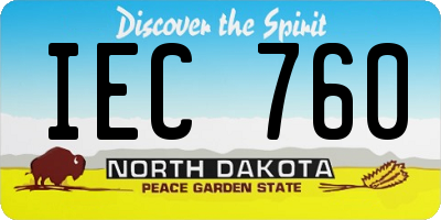 ND license plate IEC760