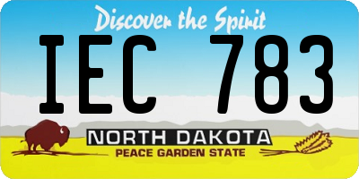 ND license plate IEC783