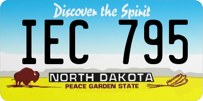 ND license plate IEC795