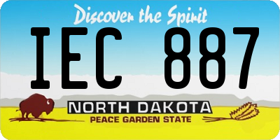ND license plate IEC887