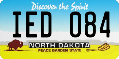 ND license plate IED084