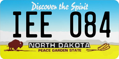 ND license plate IEE084