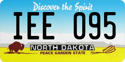 ND license plate IEE095