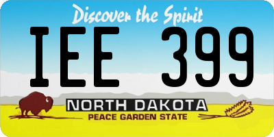 ND license plate IEE399