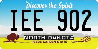 ND license plate IEE902