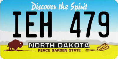 ND license plate IEH479
