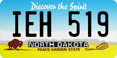 ND license plate IEH519