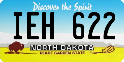 ND license plate IEH622