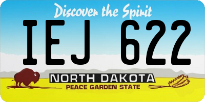 ND license plate IEJ622