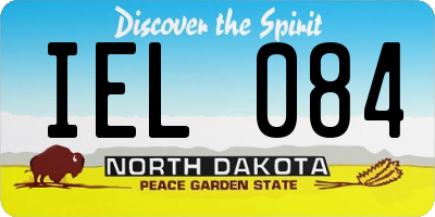 ND license plate IEL084