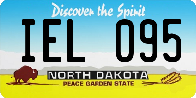 ND license plate IEL095