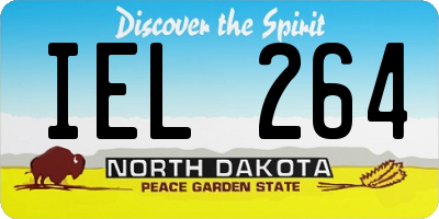 ND license plate IEL264